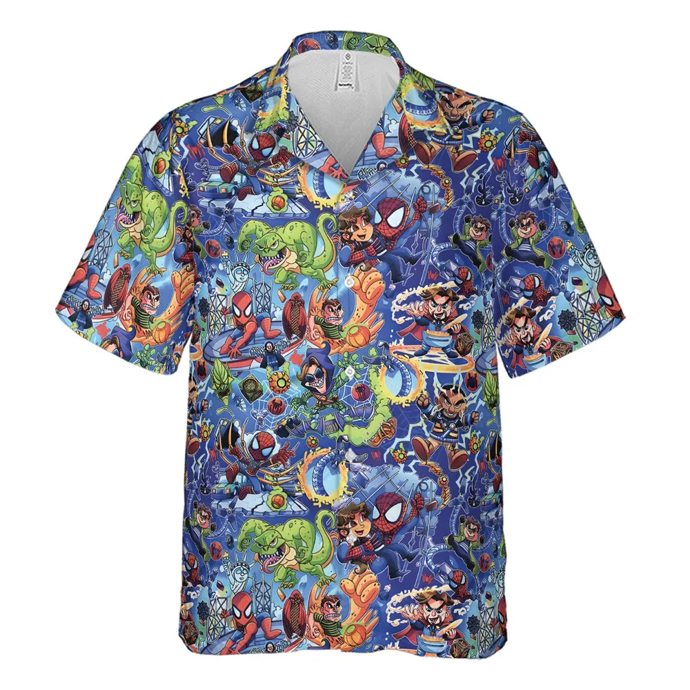 Web Slinger Spider Man Hawaiian Shirt - 2