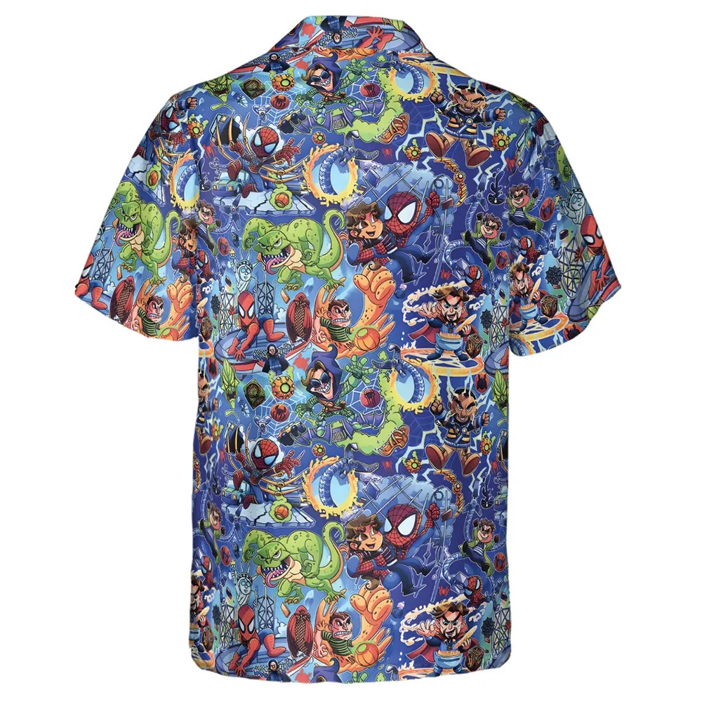Web Slinger Spider Man Hawaiian Shirt - 3