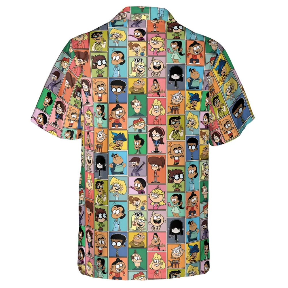 The Loud House Patterns Hawaiian Shirt - 3