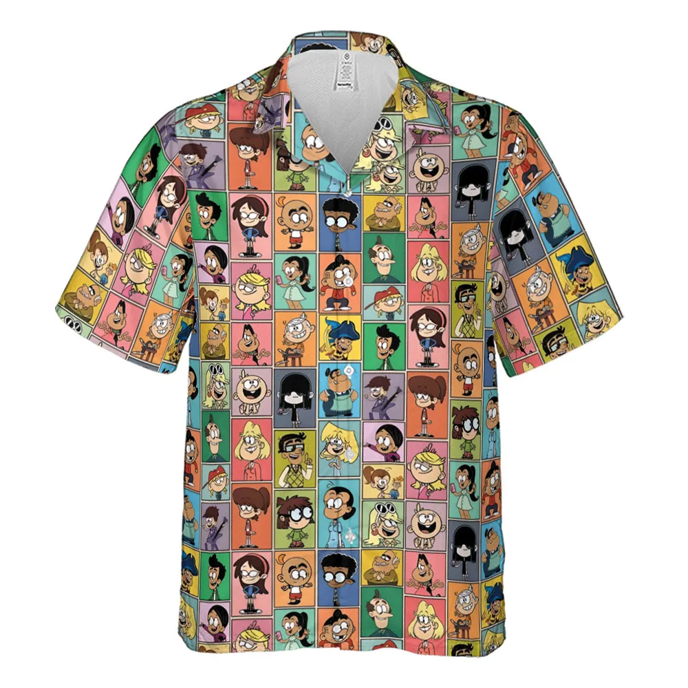 The Loud House Patterns Hawaiian Shirt - 2
