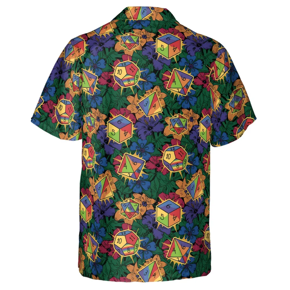 Tropical Dice DnD Hawaiian Shirt - 3