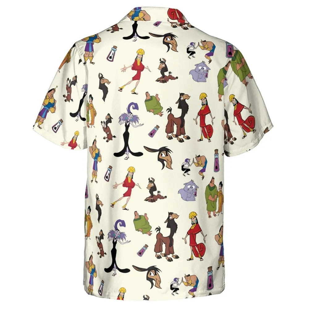 Kuzco and Friends The Emperor's New Groove Hawaiian Shirt - 3