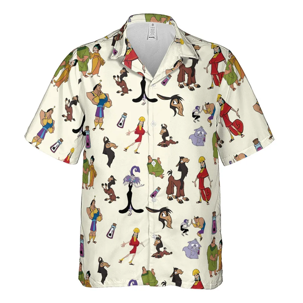 Kuzco and Friends The Emperor's New Groove Hawaiian Shirt - 2