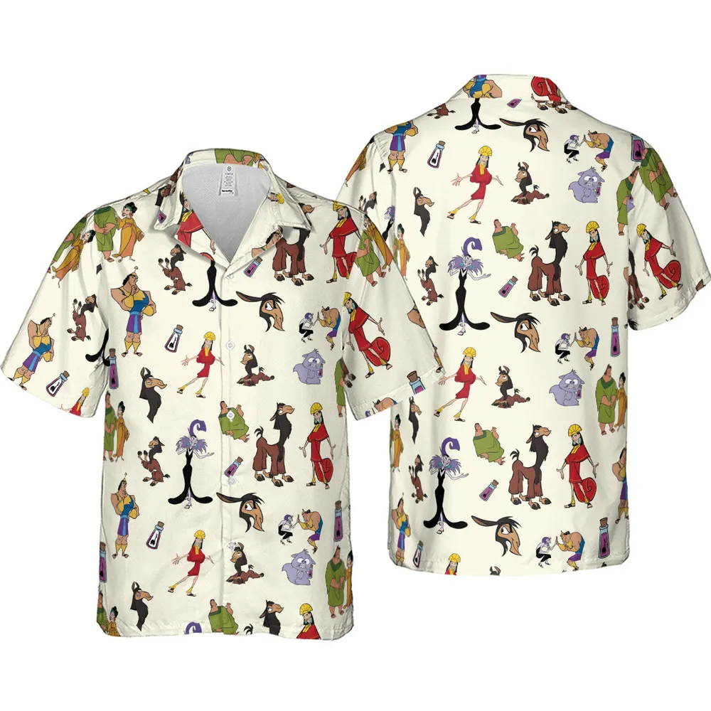 Kuzco and Friends The Emperor's New Groove Hawaiian Shirt - 4