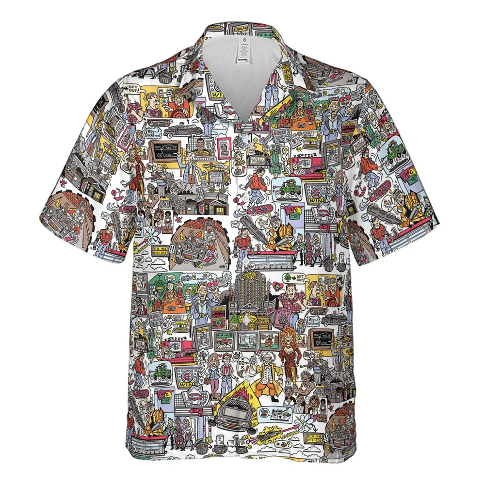 Back To Style Back To The Future Hawaiian Shirt - 2