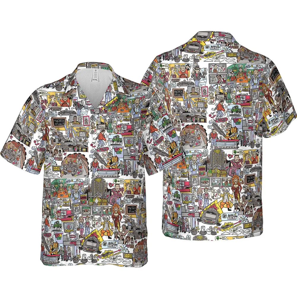 Back To Style Back To The Future Hawaiian Shirt - 4