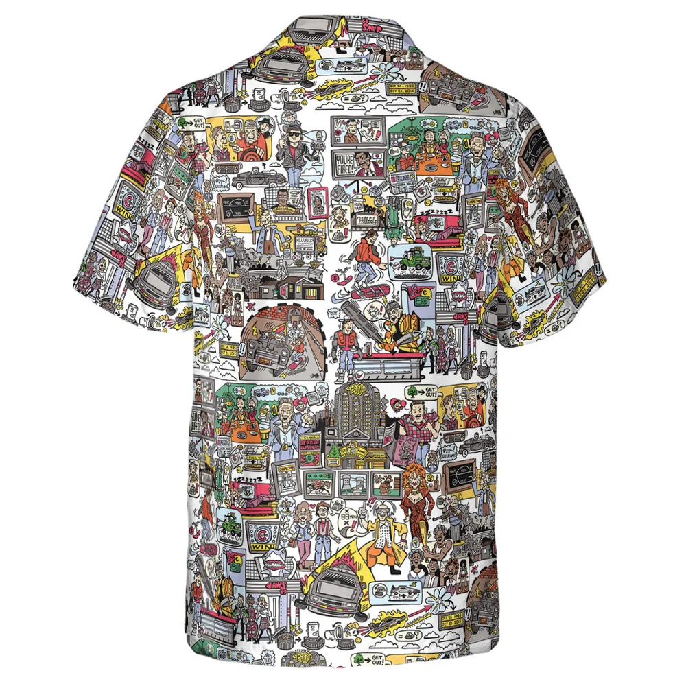 Back To Style Back To The Future Hawaiian Shirt - 3