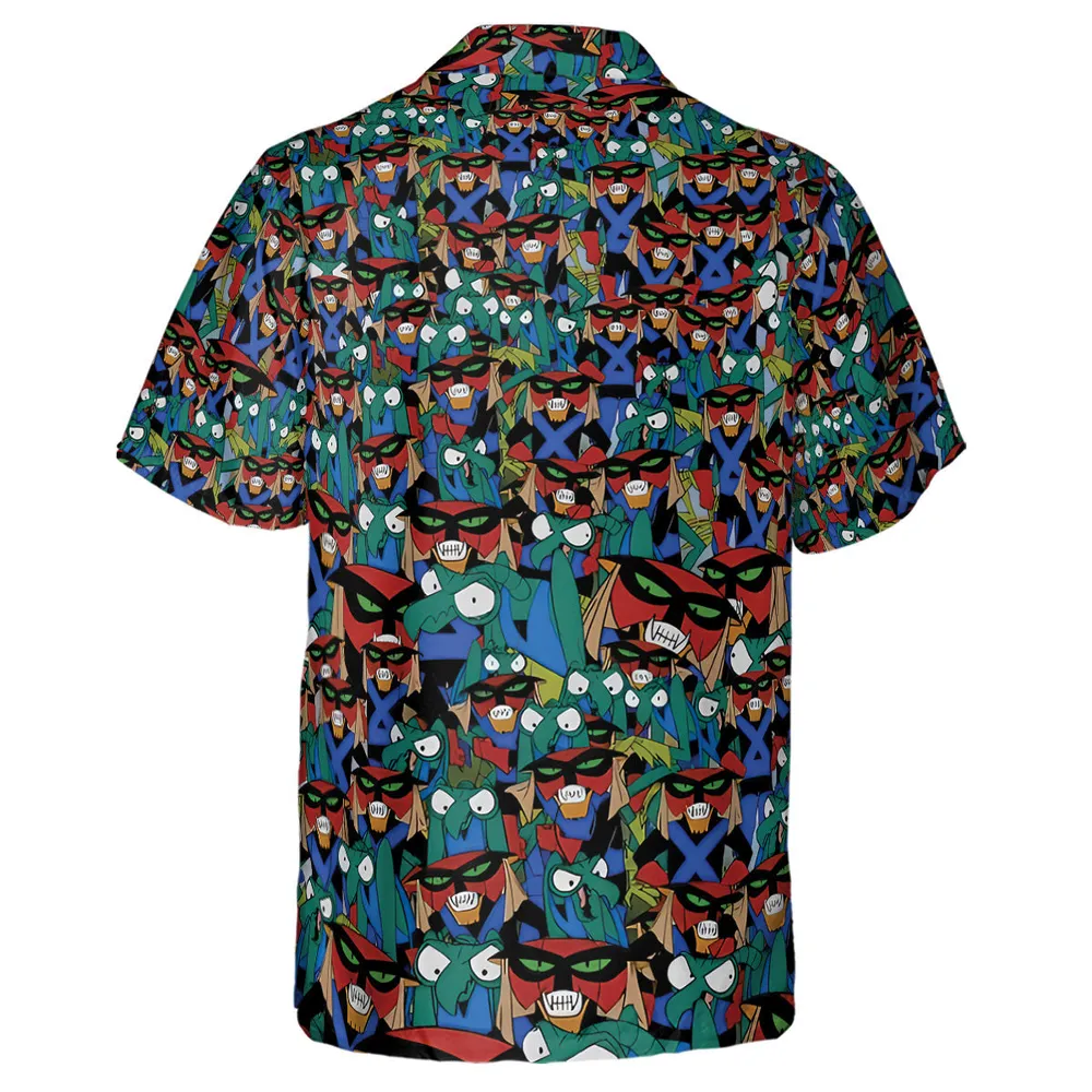 Brak and Zorak Space Ghost Coast to Coast Hawaiian Shirt - 3