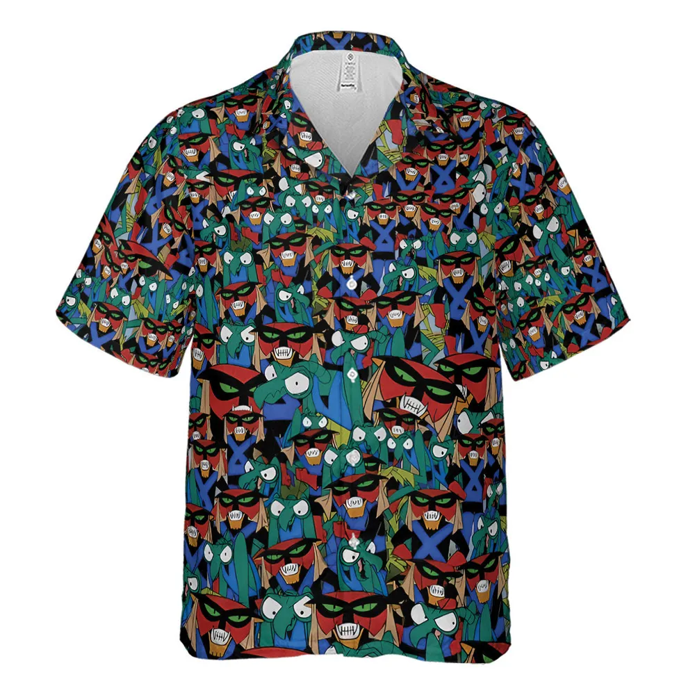 Brak and Zorak Space Ghost Coast to Coast Hawaiian Shirt - 2