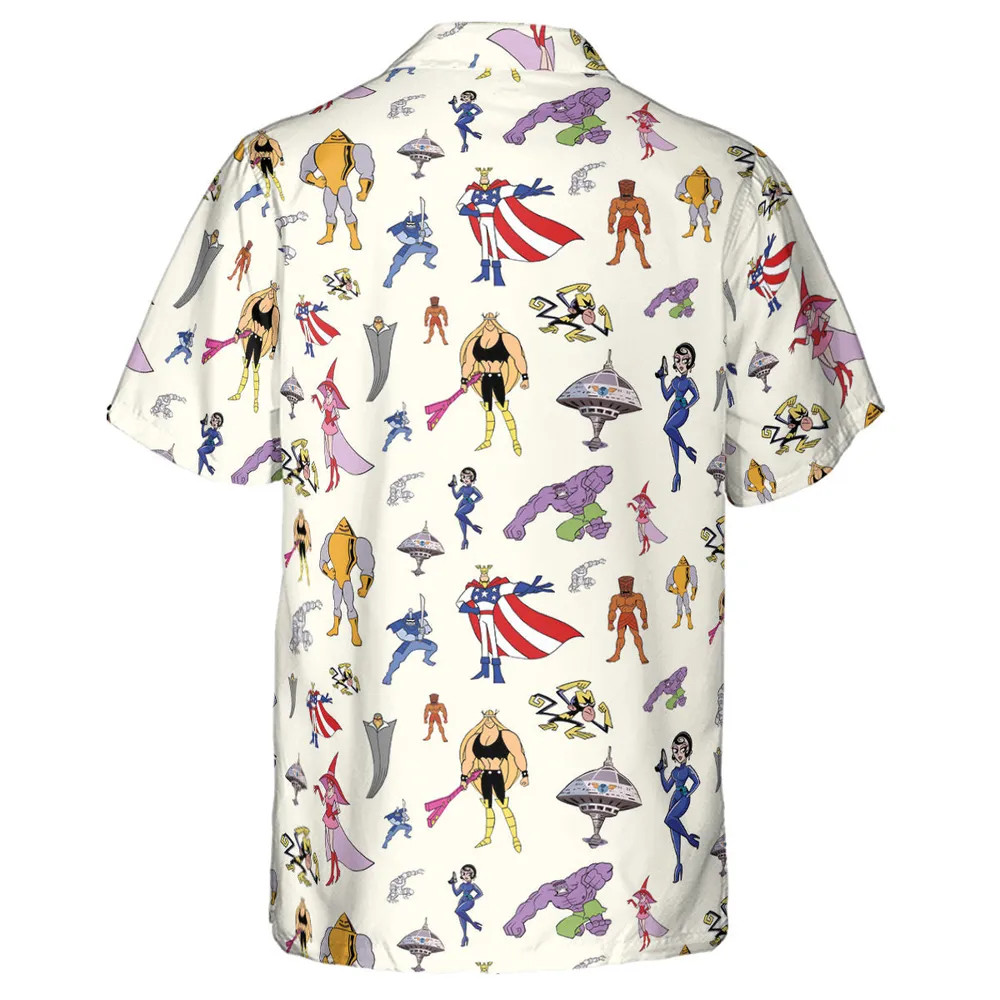 The Justice Friends Characters Hawaiian Shirt - 3