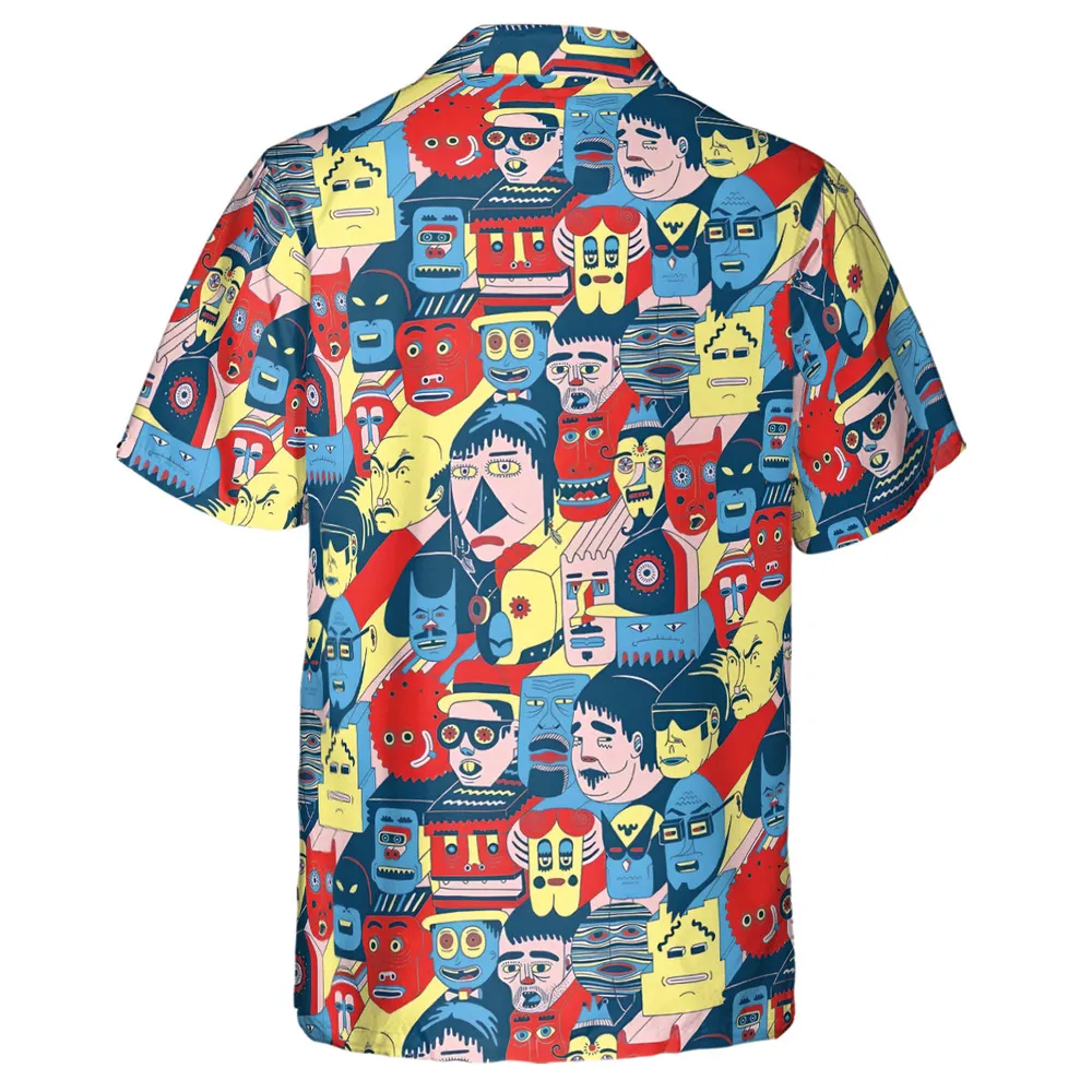 Trash Monsters Adult Swim Hawaiian Shirt - 3
