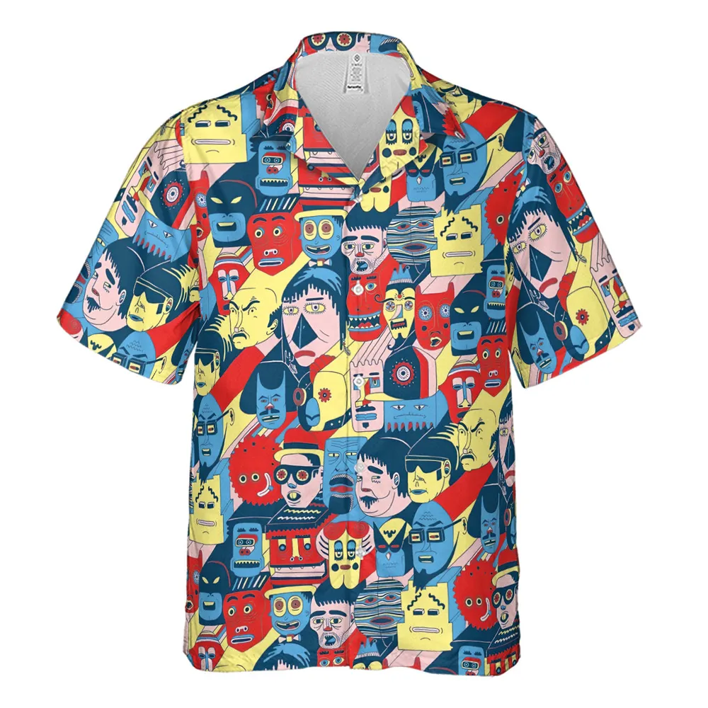 Trash Monsters Adult Swim Hawaiian Shirt - 2