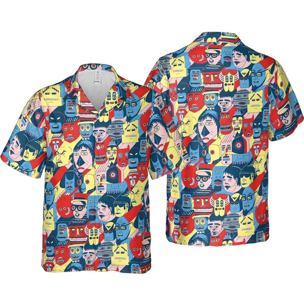 Trash Monsters Adult Swim Hawaiian Shirt - 4