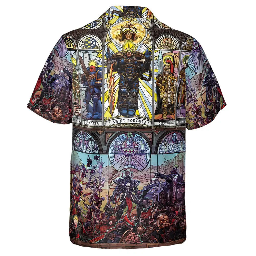 WH40K Library Hawaiian Shirt - 3