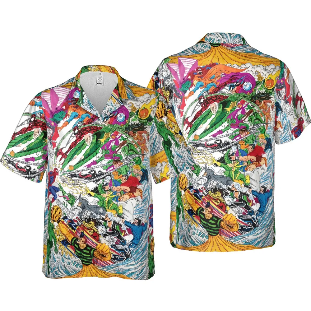 Spidey Sense Spider Man Hawaiian Shirt - 4