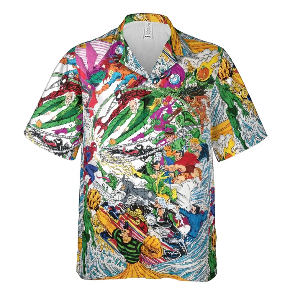 Spidey Sense Spider Man Hawaiian Shirt - 2