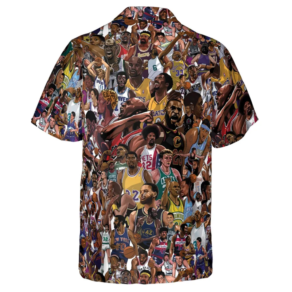 Basketball Superstars Hawaiian Shirt - 3