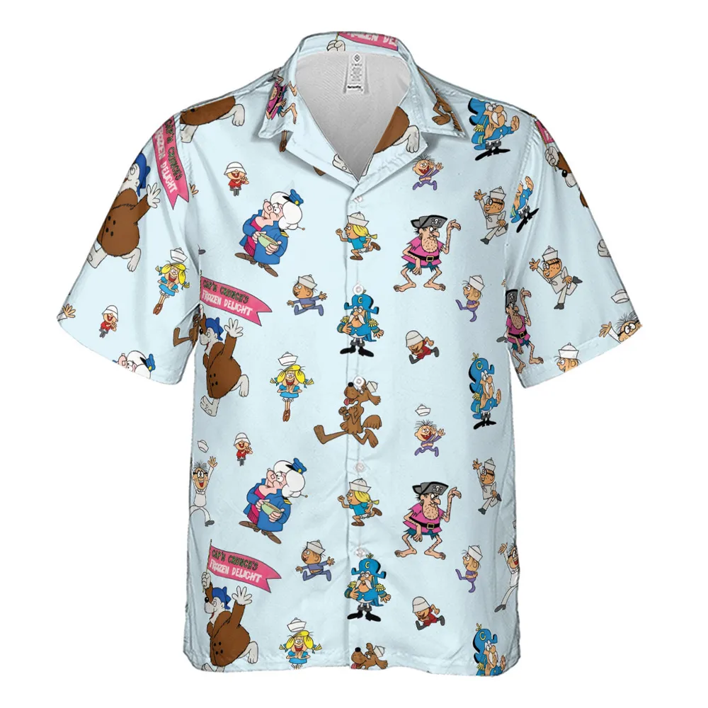 Cereal Cap'n Crunch Characters Hawaiian Shirt - 2