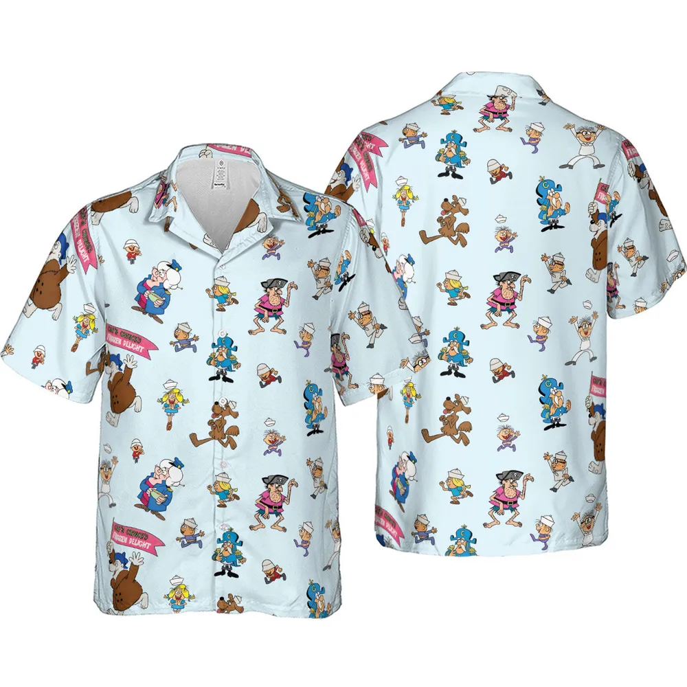 Cereal Cap'n Crunch Characters Hawaiian Shirt - 4