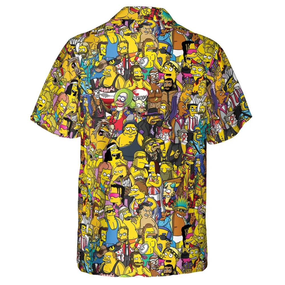 WWF Simpsons Hawaiian Shirt - 3