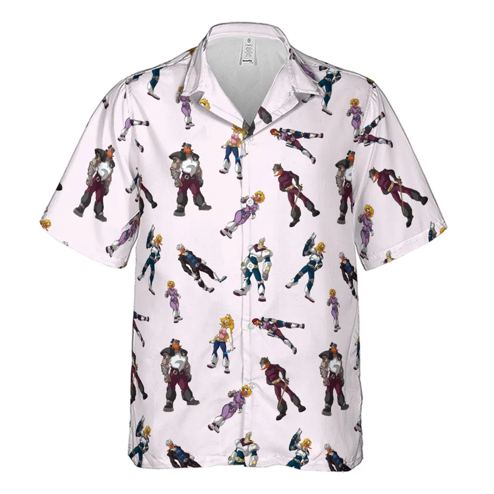 Mighty Ducks The Animated Series Characters Hawaiian Shirt - 2