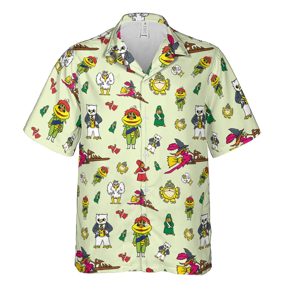 H.R. Pufnstuf Characters Sid and Marty Hawaiian Shirt - 2