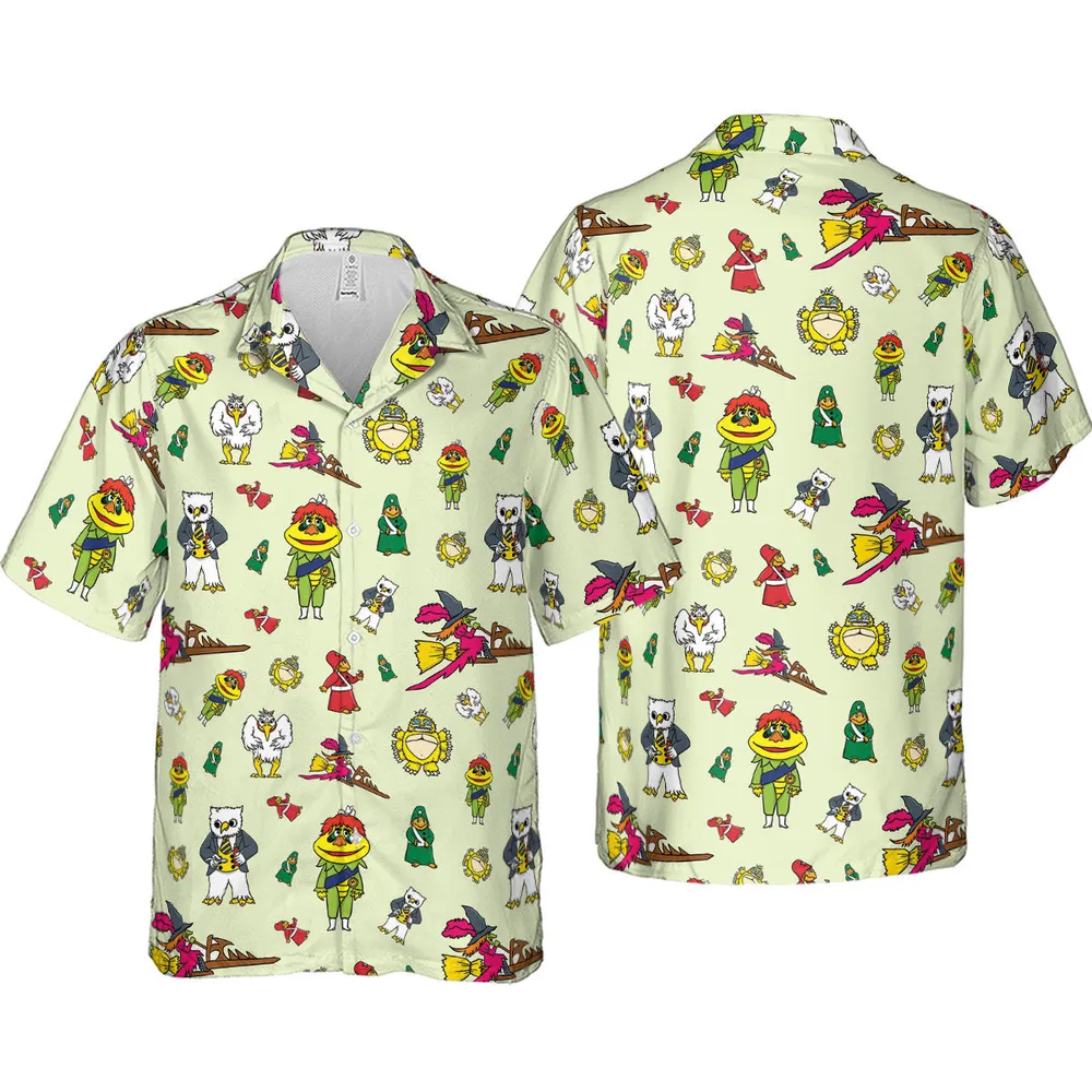 H.R. Pufnstuf Characters Sid and Marty Hawaiian Shirt - 4