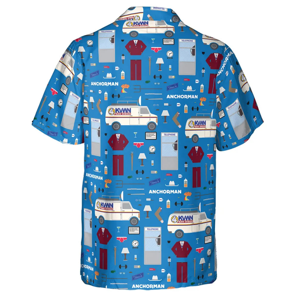 Anchor Chic Anchorman Hawaiian Shirt - 3