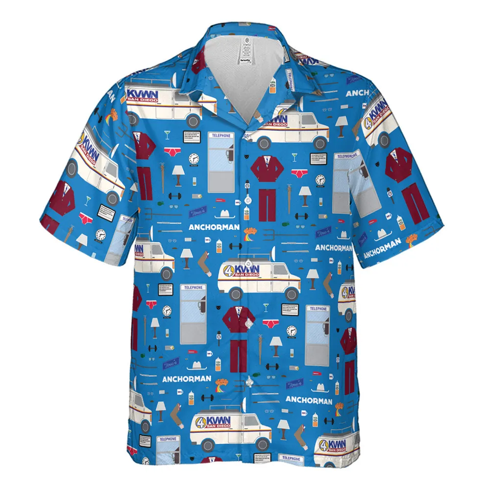 Anchor Chic Anchorman Hawaiian Shirt - 2