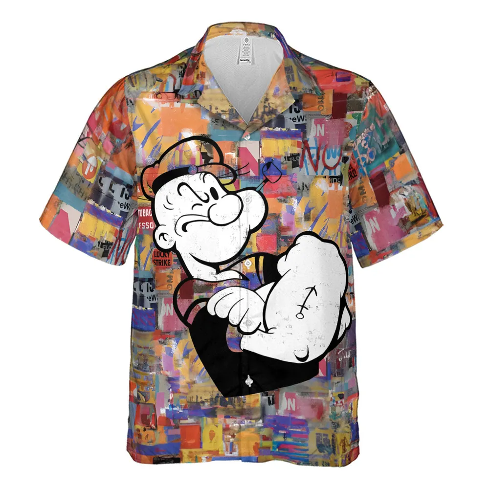 Popeye The Sailor Man Hawaiian Shirt - 2