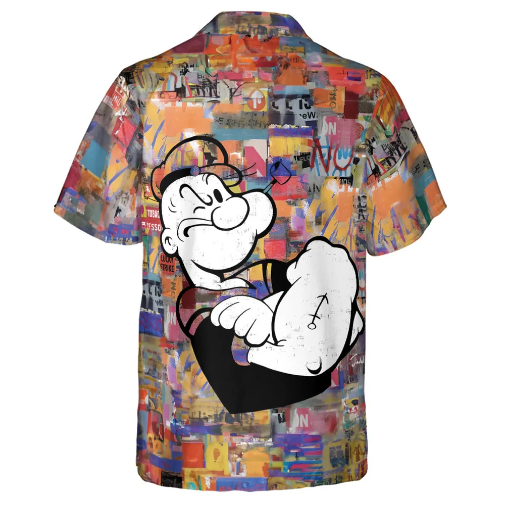 Popeye The Sailor Man Hawaiian Shirt - 3