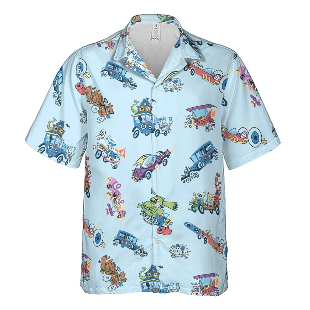 W is for Wacky Races Hawaiian Shirt - 2