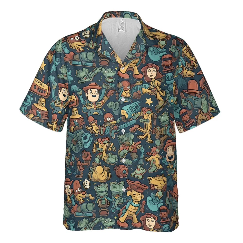 Story of Toy Cowboys Toy Story Hawaiian Shirt - 2