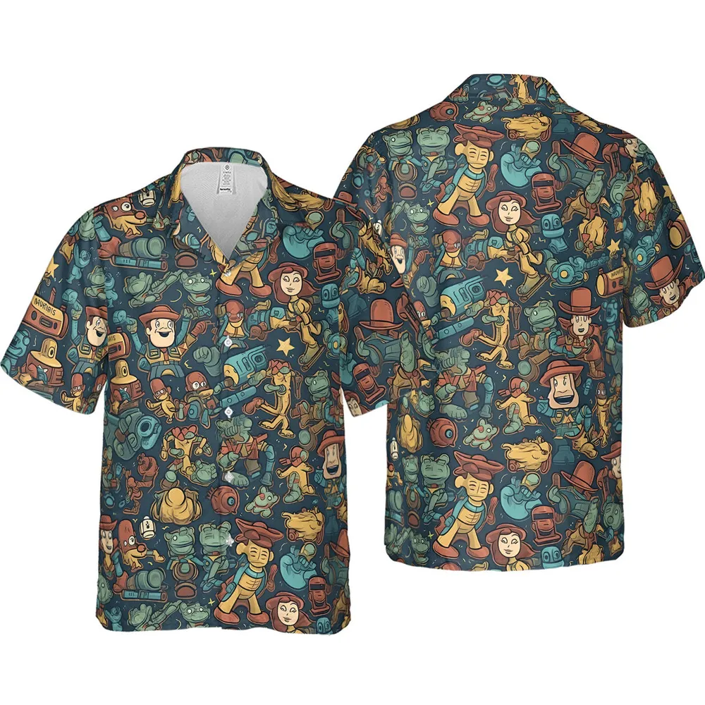 Story of Toy Cowboys Toy Story Hawaiian Shirt - 4