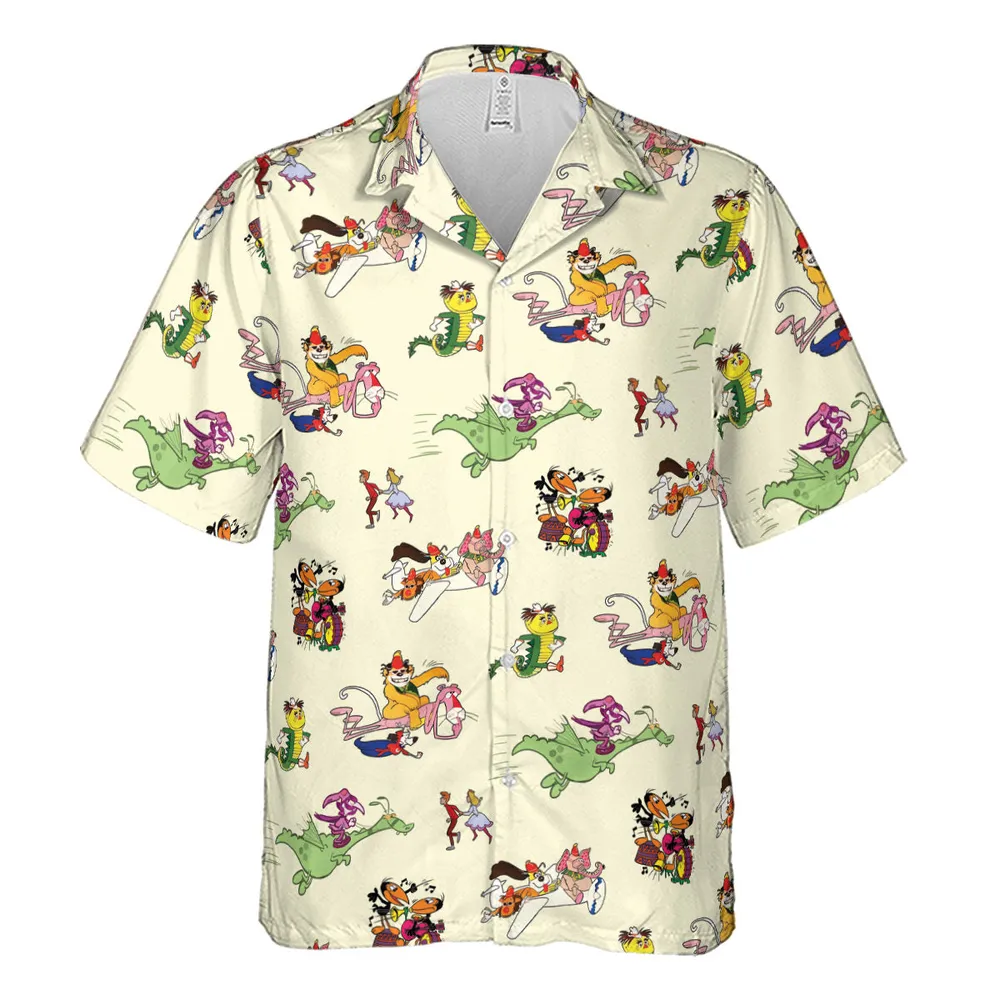 NBC Vintage Cartoon Hawaiian Shirt - 2