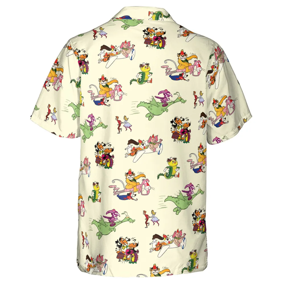 NBC Vintage Cartoon Hawaiian Shirt - 3