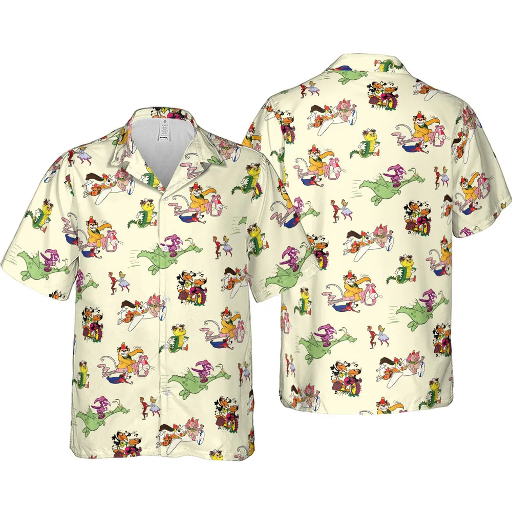 NBC Vintage Cartoon Hawaiian Shirt - 4