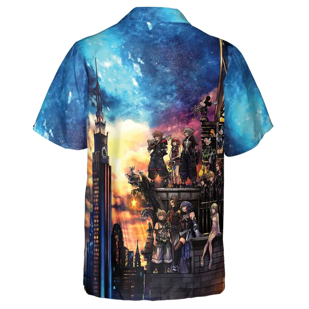 KH3 Kingdom Heart Hawaiian Shirt - 3