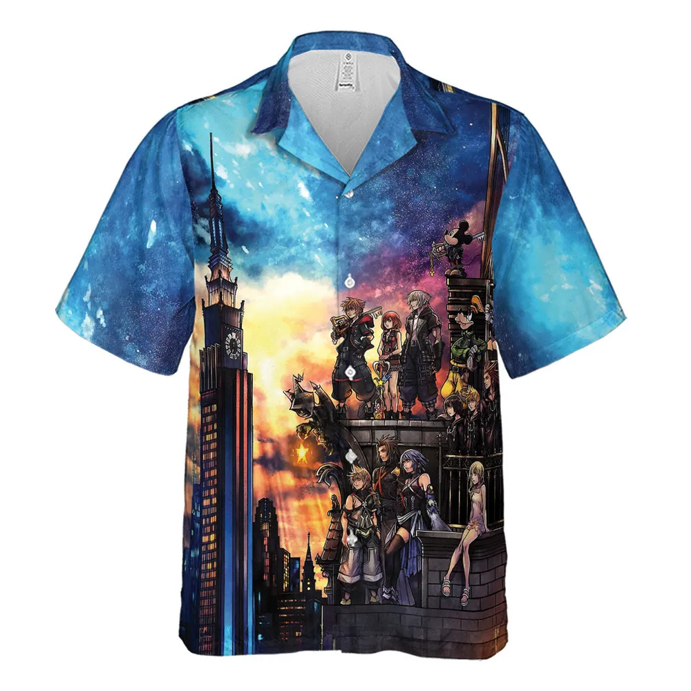 KH3 Kingdom Heart Hawaiian Shirt - 2