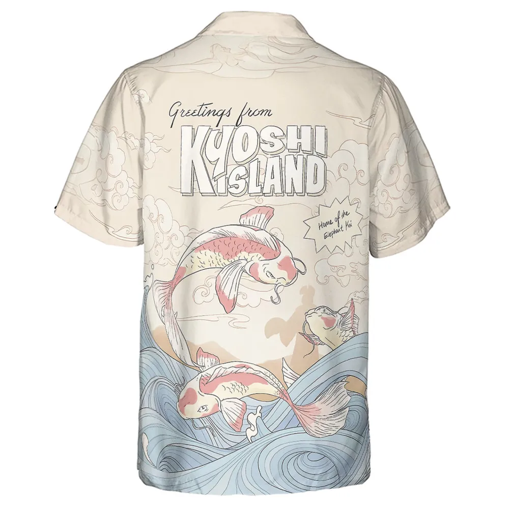 Kyoshi Island Avatar The Last Airbender Hawaiian Shirt - 3