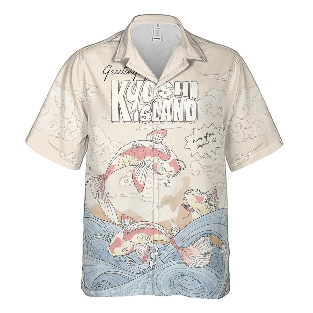 Kyoshi Island Avatar The Last Airbender Hawaiian Shirt - 2