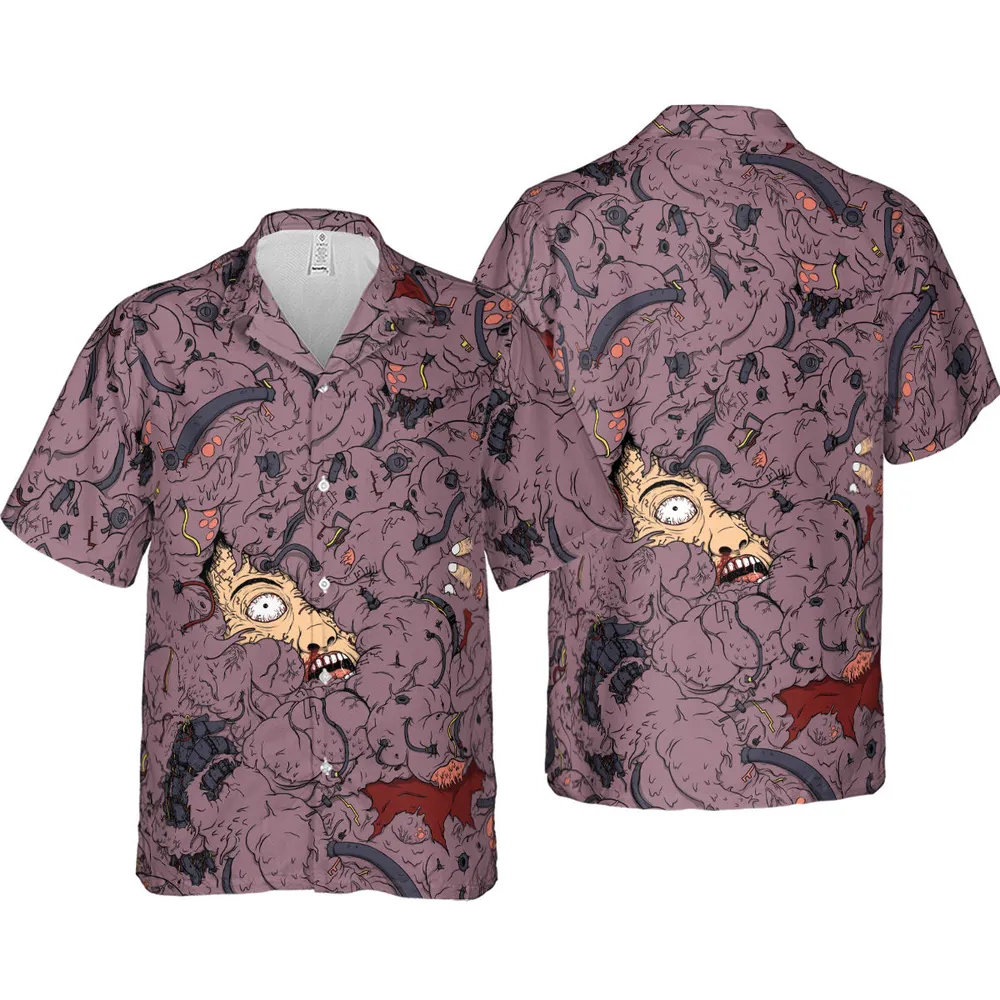 Uncontrollable Power Akira Hawaiian Shirt - 4