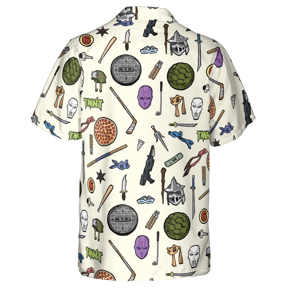 Hero In A Half Shell TMNT Hawaiian Shirt - 3