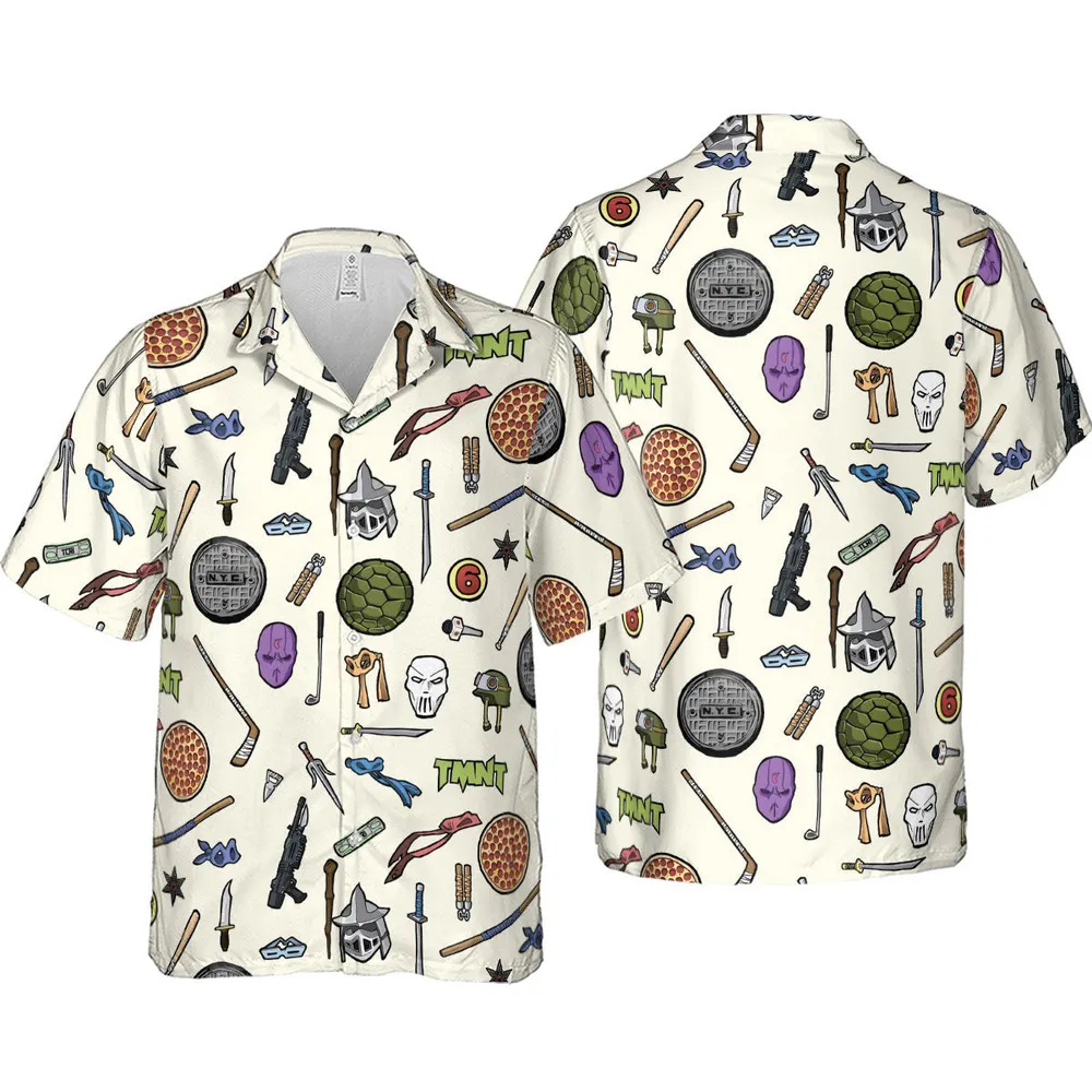 Hero In A Half Shell TMNT Hawaiian Shirt - 4