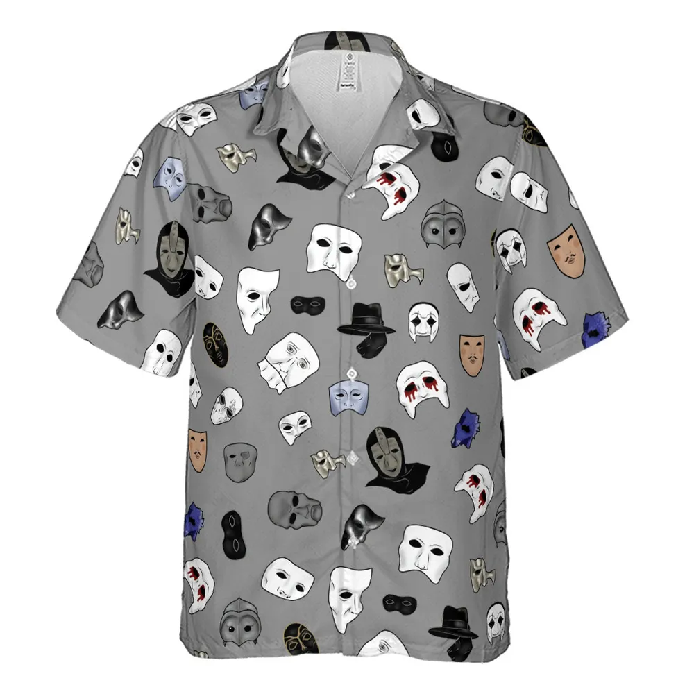Masks of Phantom of Opera Hawaiian Shirt - 2