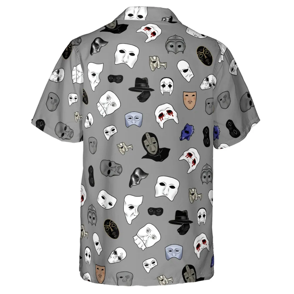 Masks of Phantom of Opera Hawaiian Shirt - 3