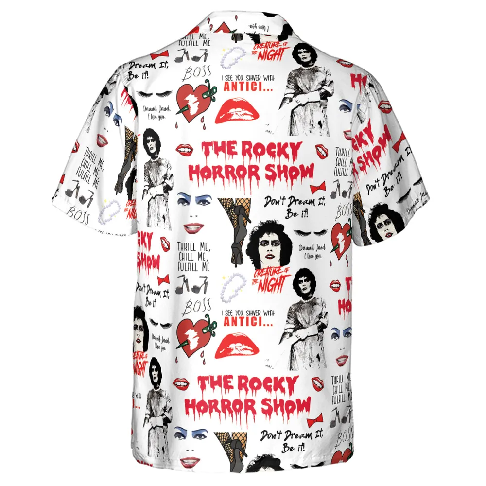 The Rocky Horror Picture Show Pattern Hawaiian Shirt - 3