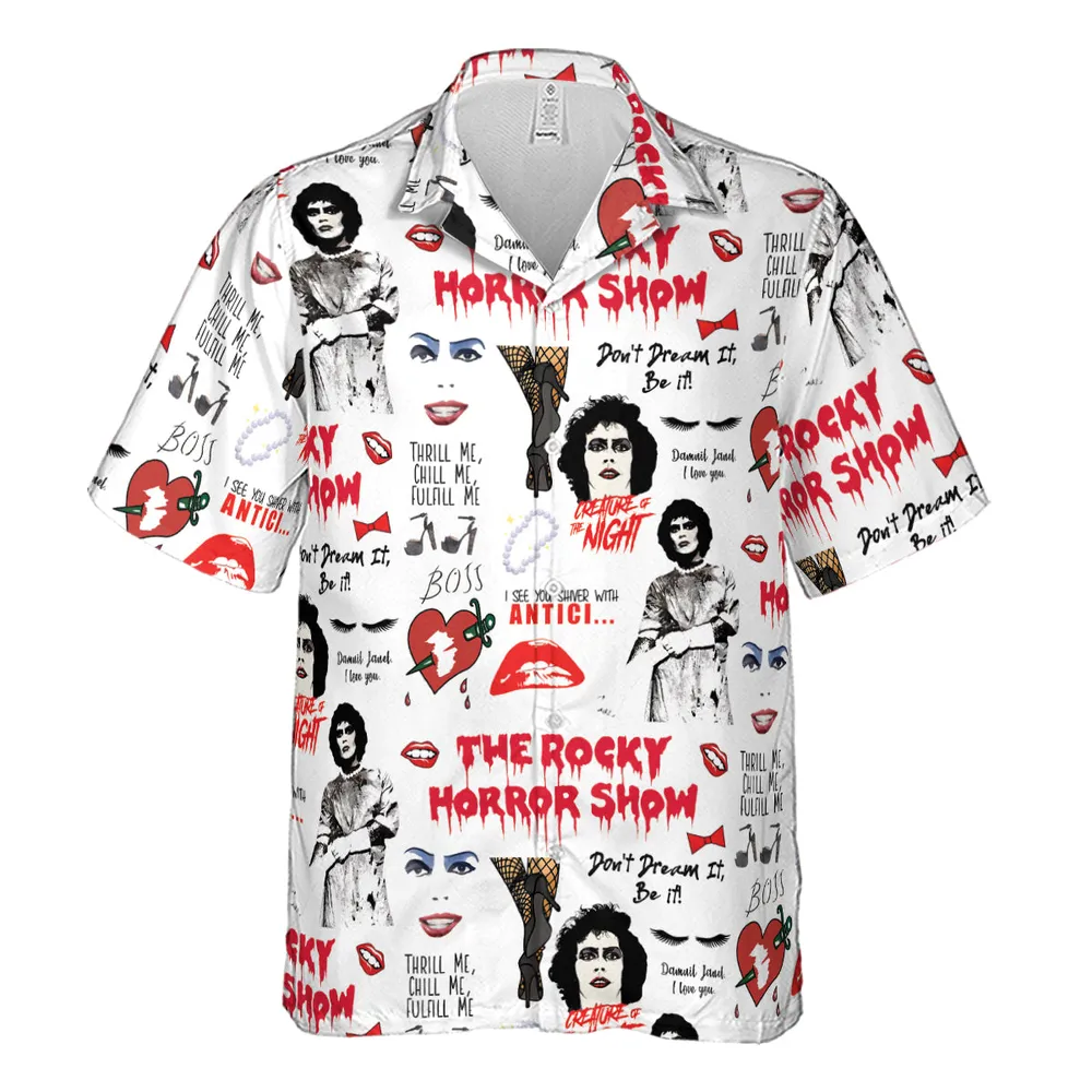 The Rocky Horror Picture Show Pattern Hawaiian Shirt - 2