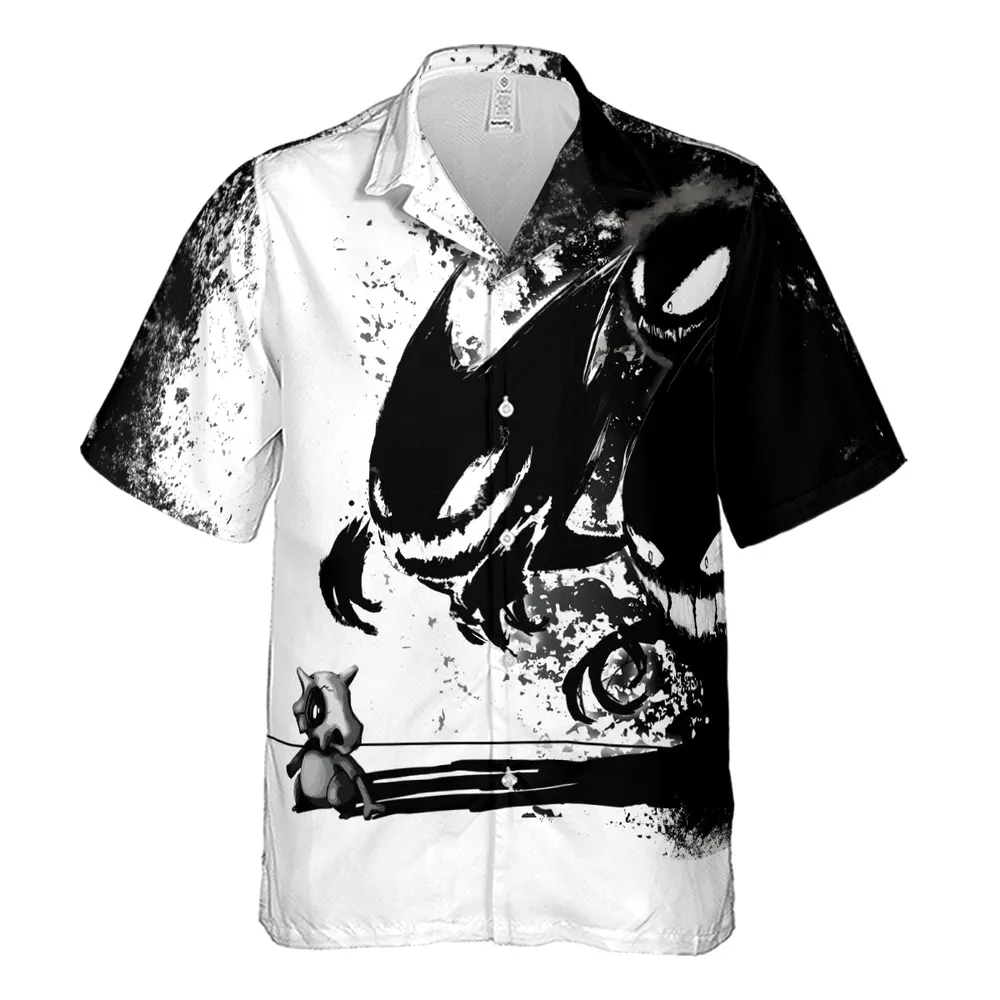 Cubone and the Ghosts Hawaiian Shirt - 2