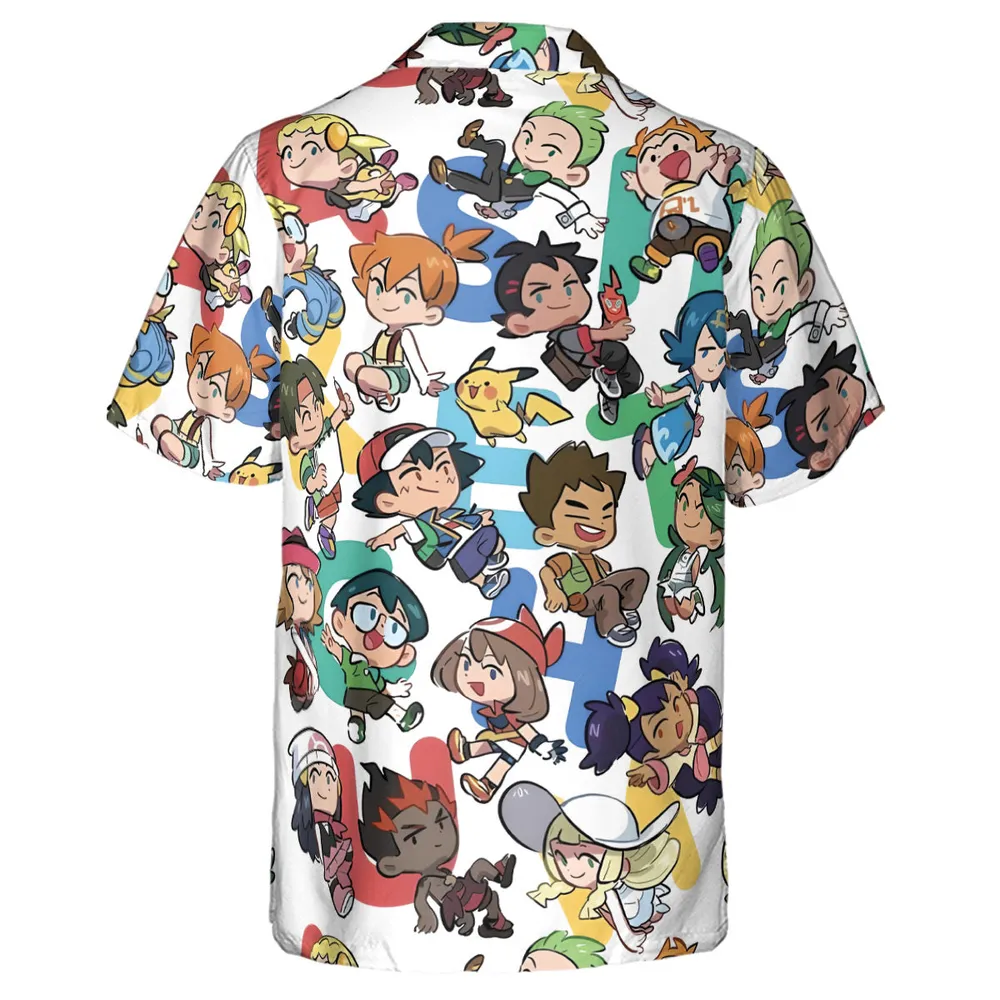 Pokemon Trainer Hawaiian Shirt - 3
